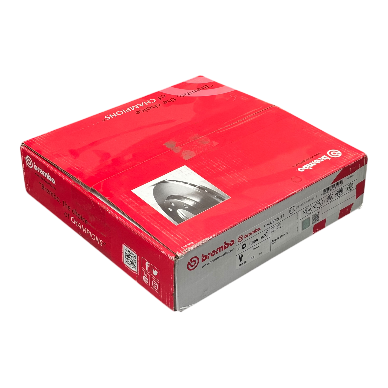 DISCO DE FRENO BREMBO 8C.C745.11 - Imagen 5